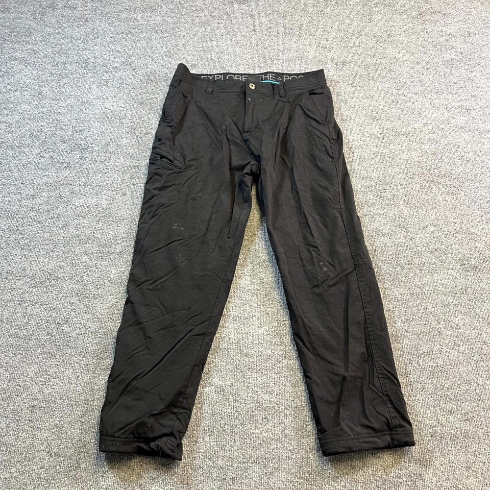 Gerry Explore The Possibilities Pants Men 34x30 Black Straight Leg Travel Hiking